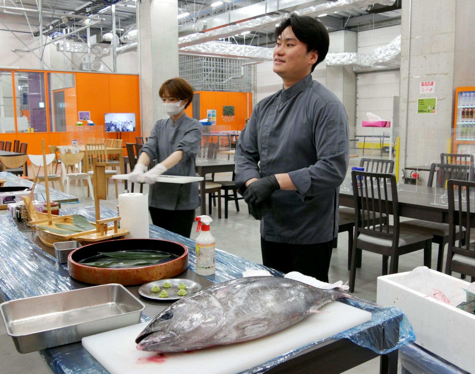 From the sea to our plates: a tuna-cutting show and sushi-making class ...